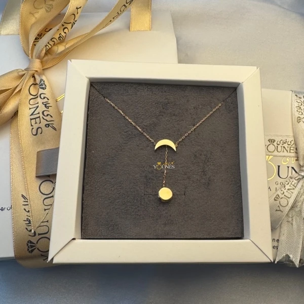 گردنبند ماه دنباله دار طلا